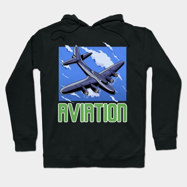 Aviation Day Hoodie by Noseking